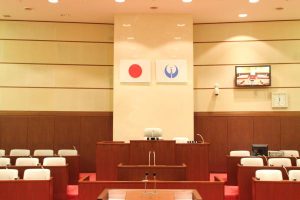 鶴ヶ島市役所 議場