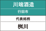 川端酒造｜桝川
