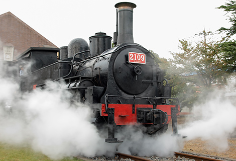 日本工業大学工業技術博物館（写真／蒸気機関車）