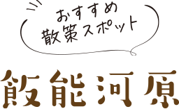 おすすめ散策スポット 飯能河原