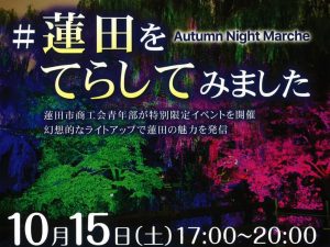 ＃蓮田をてらしてみました～Autumn Night Marche～