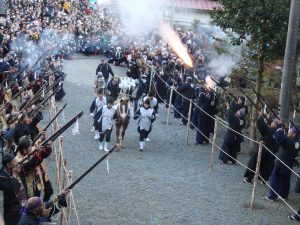 八幡神社の鉄砲祭り